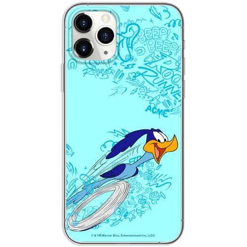 ERT GROUP etui na telefon Iphone 11 PRO, case oryginalny i oficjalnie licencjonowany przez Looney Tunes, wzór Roadrunner 004, optymalnie dopasowane, plecki z TPU
