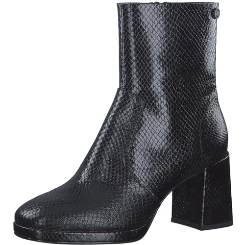 s.Oliver Damskie botki 5-25326-41, black metallic, 37 EU