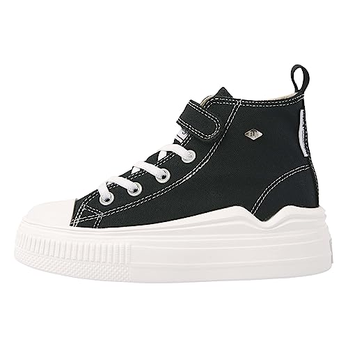 British Knights Kaya Flow Mid Girls High-Top buty typu sneaker, czarny, 35 EU