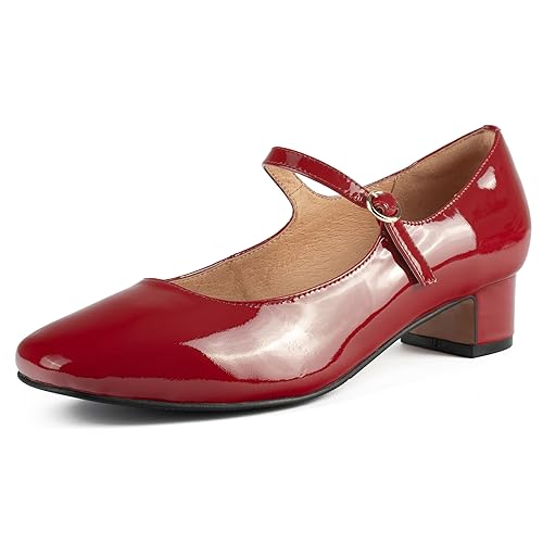 L37 HANDMADE SHOES Damskie czółenka I Wysokie obcasy I Skóra lakierowana I Ręcznie robione Buty I Unikalny Styl I Fall In Love Pump, Red, 41 EU, czerwony, 41 EU