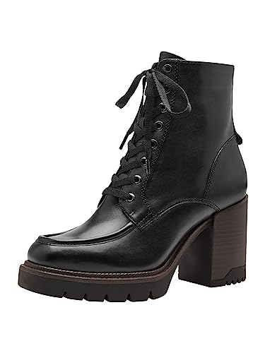 Tamaris Damskie sztyblety 1-25100-41, czarna skóra, 37 EU