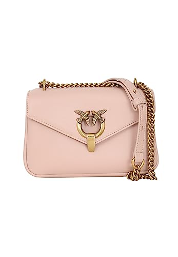 Pinko Cupido Messenger Mini Vitello damskie, O81q_cypria-antyczne złoto