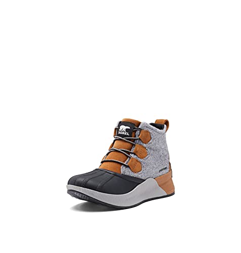 Sorel Damskie buty zimowe Out 'N About III Classic - wodoodporne skórzane i zamszowe buty zimowe, Wielbłądzi brązowy czarny, 39 EU