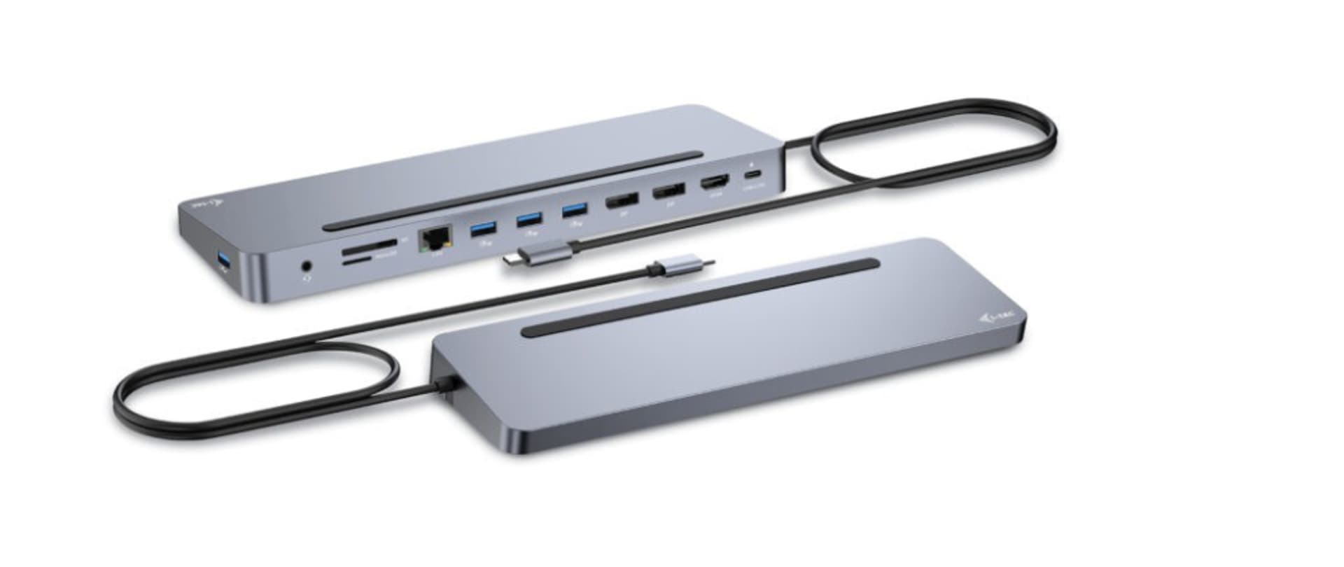 I-TEC Metal Ergonomic C31FLAT2PDPRO100W C31FLAT2PDPRO100W Srebrny USB-C