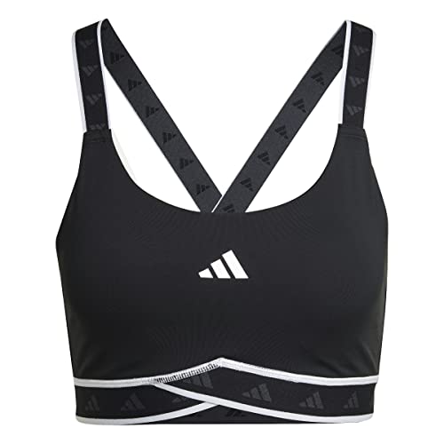 adidas Damski biustonosz sportowy Pwi Ms Tf, czarny, M, czarny, M
