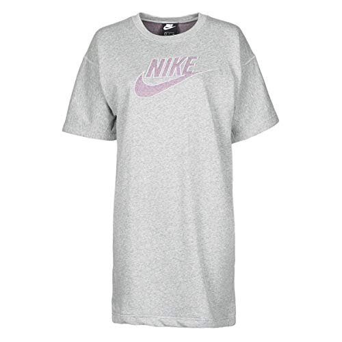 Nike W Nsw Dress Ft M2z, sukienka damska, Dk Grey Heather/Multi Color, S
