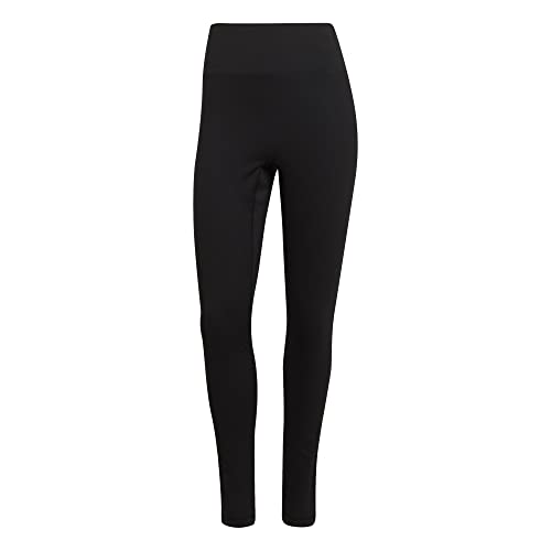 adidas Damskie legginsy do jogi, długie, czarne, 2XS