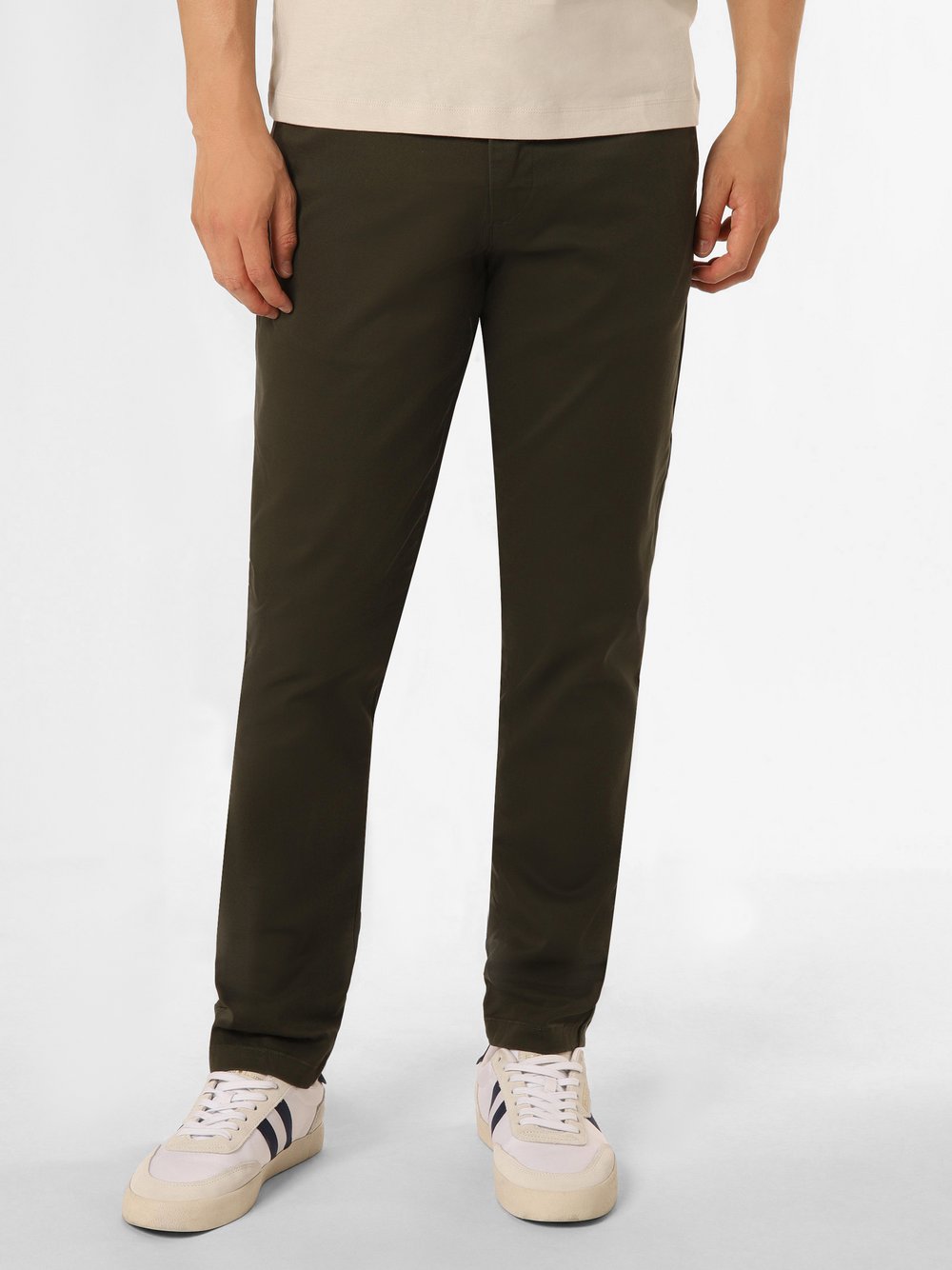 Selected - Spodnie męskie  SLH175-Slim New Miles, zielony