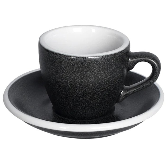 Filiżanka Loveramics Egg do Espresso 80 ml - Anthracite/Ciemnoszary