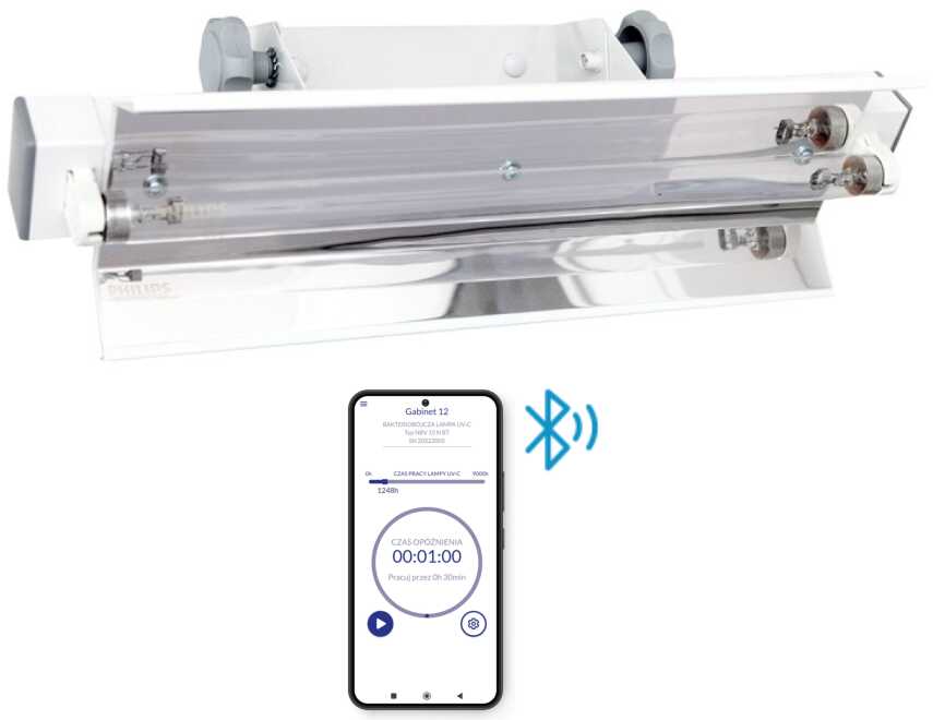 NBV-15N BT lampa bakteriobójcza bezpośredniego działania 1x15W ścienna