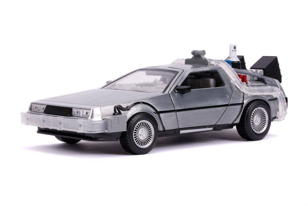 Jada Toys, model samochodu Back to the Future II Hollywood Rides 1/24 DeLorean Time Machine