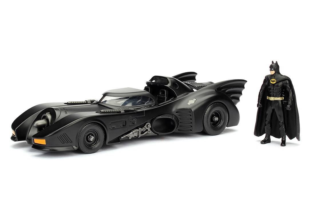 Jada Toys, model samochodu Batman Diecast 1/24 1989 Batmobile (Wraz z figurką Batman)