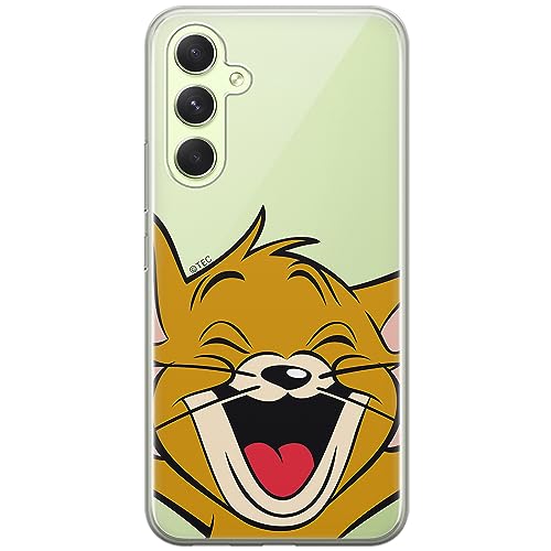 ERT GROUP etui na telefon Samsung A54 5G, case oryginalny i oficjalnie licencjonowany przez Tom & Jerry, wzór Jerry 003, optymalnie dopasowane, plecki z TPU częściowo przeźroczyste