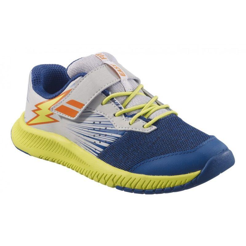 Buty do tenisa dziecięce Babolat 21 Pulsion AC dark blue/sulphur spring
