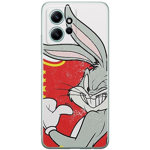 ERT GROUP etui na telefon Xiaomi REDMI NOTE 12 4G, case oryginalny i oficjalnie licencjonowany przez Looney Tunes, wzór Bugs 010, optymalnie dopasowane, plecki z TPU