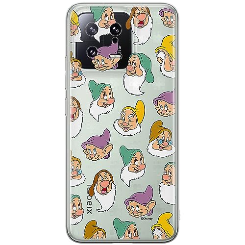 ERT GROUP etui na telefon Xiaomi 13, case oryginalny i oficjalnie licencjonowany przez Disney, wzór Snow White & 7 dwarfs 015, optymalnie dopasowane, plecki z TPU częściowo przeźroczyste