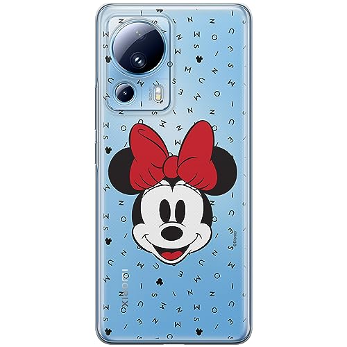 ERT GROUP etui na telefon Xiaomi 13 LITE/CIVI 2, case oryginalny i oficjalnie licencjonowany przez Disney, wzór Minnie 056, optymalnie dopasowane, plecki z TPU częściowo przeźroczyste
