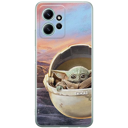 ERT GROUP etui na telefon Xiaomi REDMI NOTE 12 4G, case oryginalny i oficjalnie licencjonowany przez Star Wars, wzór Baby Yoda 005, optymalnie dopasowane, plecki z TPU