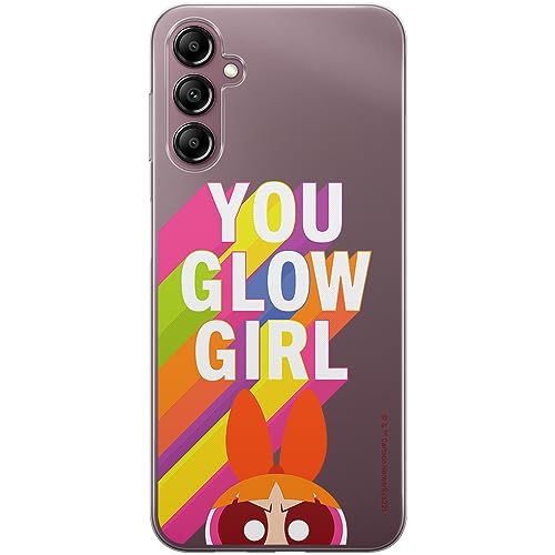 ERT GROUP etui na telefon Samsung A14 4G/5G, case oryginalny i oficjalnie licencjonowany przez The Powerpuff Girls, wzór 042, optymalnie dopasowane, plecki z TPU częściowo przeźroczyste