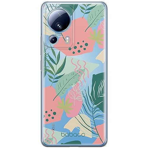 ERT GROUP etui na telefon Xiaomi 13 LITE/CIVI 2, case oryginalny i oficjalnie licencjonowany przez Babaco, wzór Plants 010, optymalnie dopasowane, plecki z TPU częściowo przeźroczyste