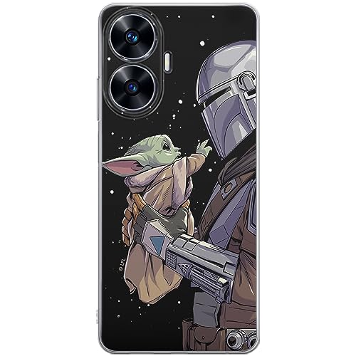 ERT GROUP etui na telefon Realme C55, case oryginalny i oficjalnie licencjonowany przez Star Wars, wzór Baby Yoda 019, optymalnie dopasowane, plecki z TPU