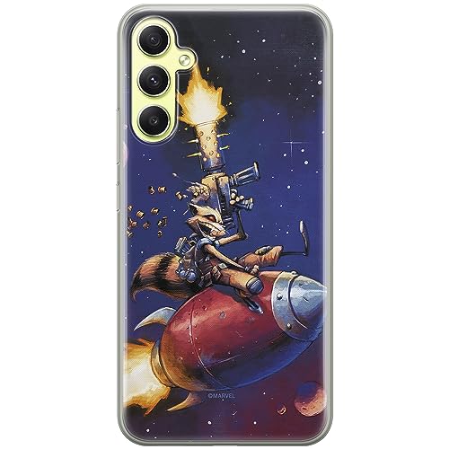 Etui Rocket 007 Marvel Nadruk pełny Granatowy Producent: Samsung, Model: A34 5G
