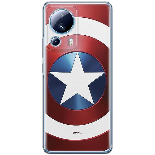 ERT GROUP etui na telefon Xiaomi 13 LITE/CIVI 2, case oryginalny i oficjalnie licencjonowany przez Marvel, wzór Capitan America 025, optymalnie dopasowane, plecki z TPU