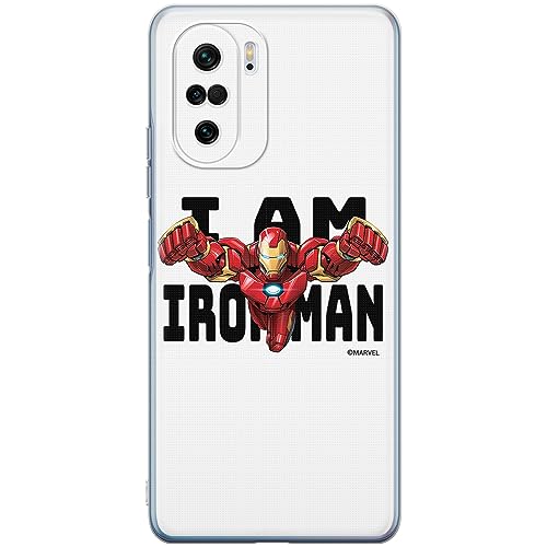 ERT GROUP etui na telefon Xiaomi MI 11i/ REDMI K40/K40 PRO/POCO F3/ F3 PRO, case oryginalny i oficjalnie licencjonowany przez Marvel, wzór Iron Man 028, optymalnie dopasowane, plecki z TPU