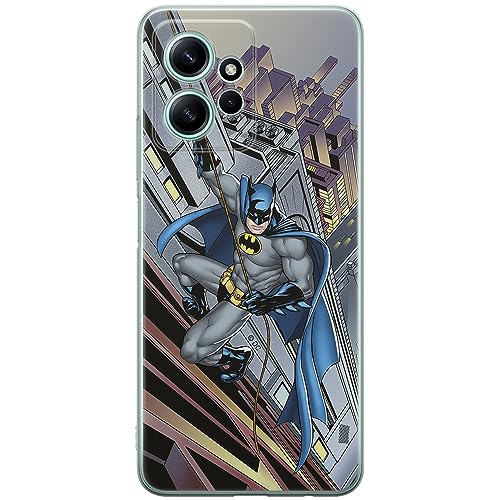 ERT GROUP etui na telefon Xiaomi REDMI NOTE 12 4G, case oryginalny i oficjalnie licencjonowany przez DC, wzór Batman 006, optymalnie dopasowane, plecki z TPU