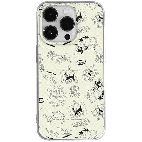 ERT GROUP etui na telefon Iphone 14 PRO MAX, case oryginalny i oficjalnie licencjonowany przez Looney Tunes, wzór Looney Tunes 026, optymalnie dopasowane, plecki z TPU
