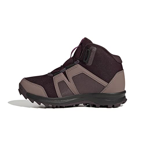 adidas Terrex Boa Mid R.rdy K Shoes-High, Shadow Maroon Matt Purple Met Wonder Red, 31.5 EU