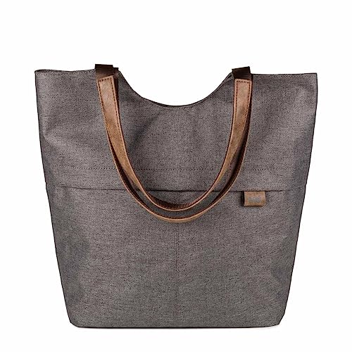 Zwei Olli OT15 Shopper 41 cm - stone, maat: jeden rozmiar, Stone