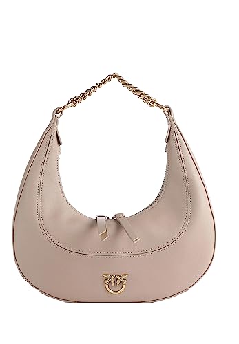 Pinko, BRIOCHE HOBO MINI VITELLO MORB Damski, Jeden rozmiar, D01q_biszkopt Imbiro-antyczne złoto, Taglia unica