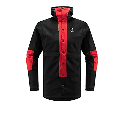 Haglöfs 605256_4UF L.I.M ZT SYNC 1 MID HOOD MĘSKA Kurtka TRUE BLACK/ZENITH RED Rozmiar M
