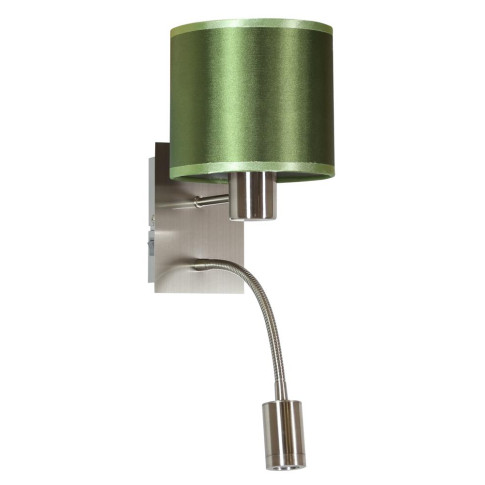 Zielony kinkiet z ledową lampką - K200 T5-E52