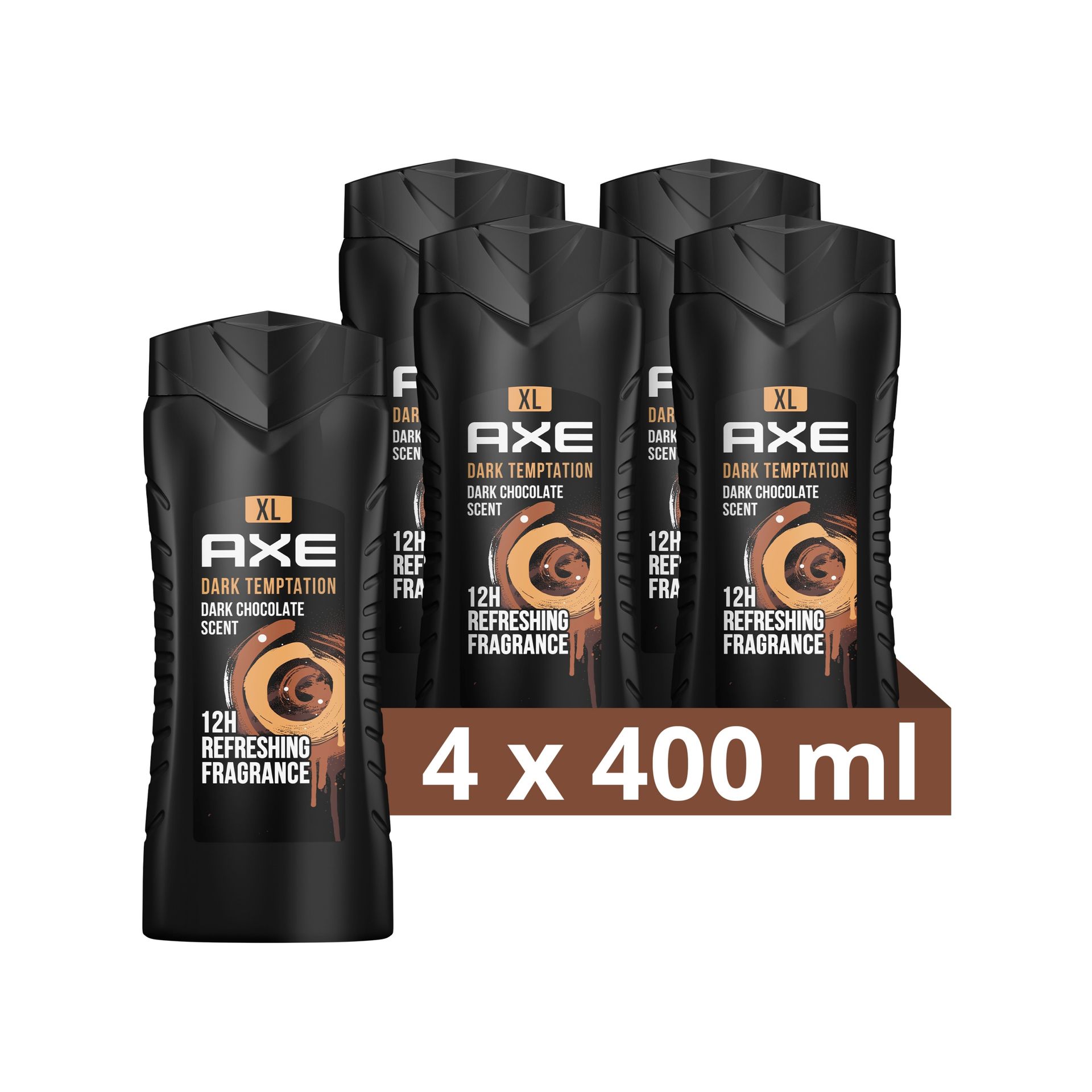 Axe Dark Temptation żel pod prysznic 4x400 ml