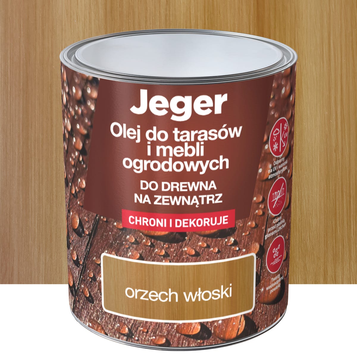 Olej do tarasów Orzech włoski 0.7 l Jeger 5904804910518