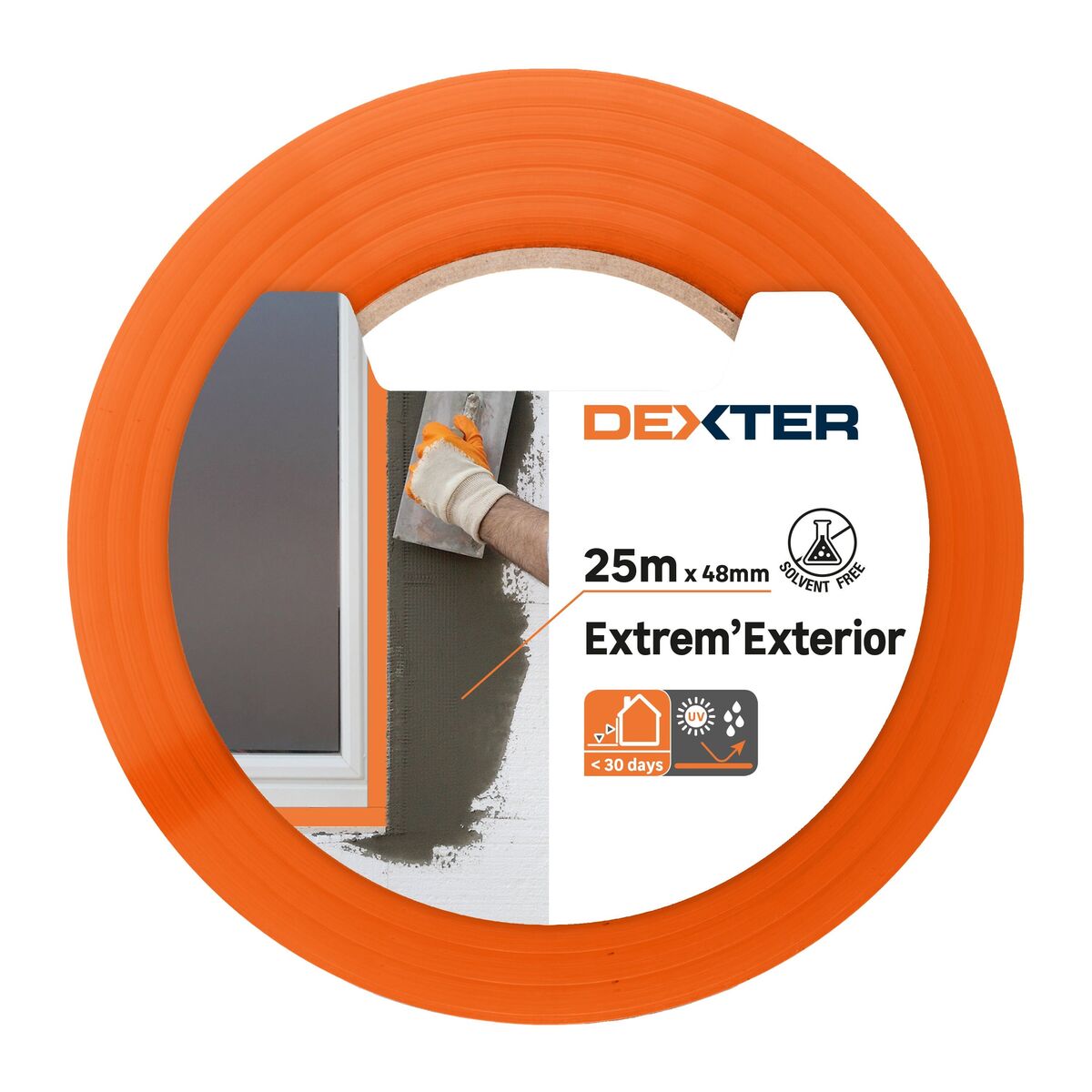 Taśma tynkarska 48 mm x 25 m Dexter 3276007623154