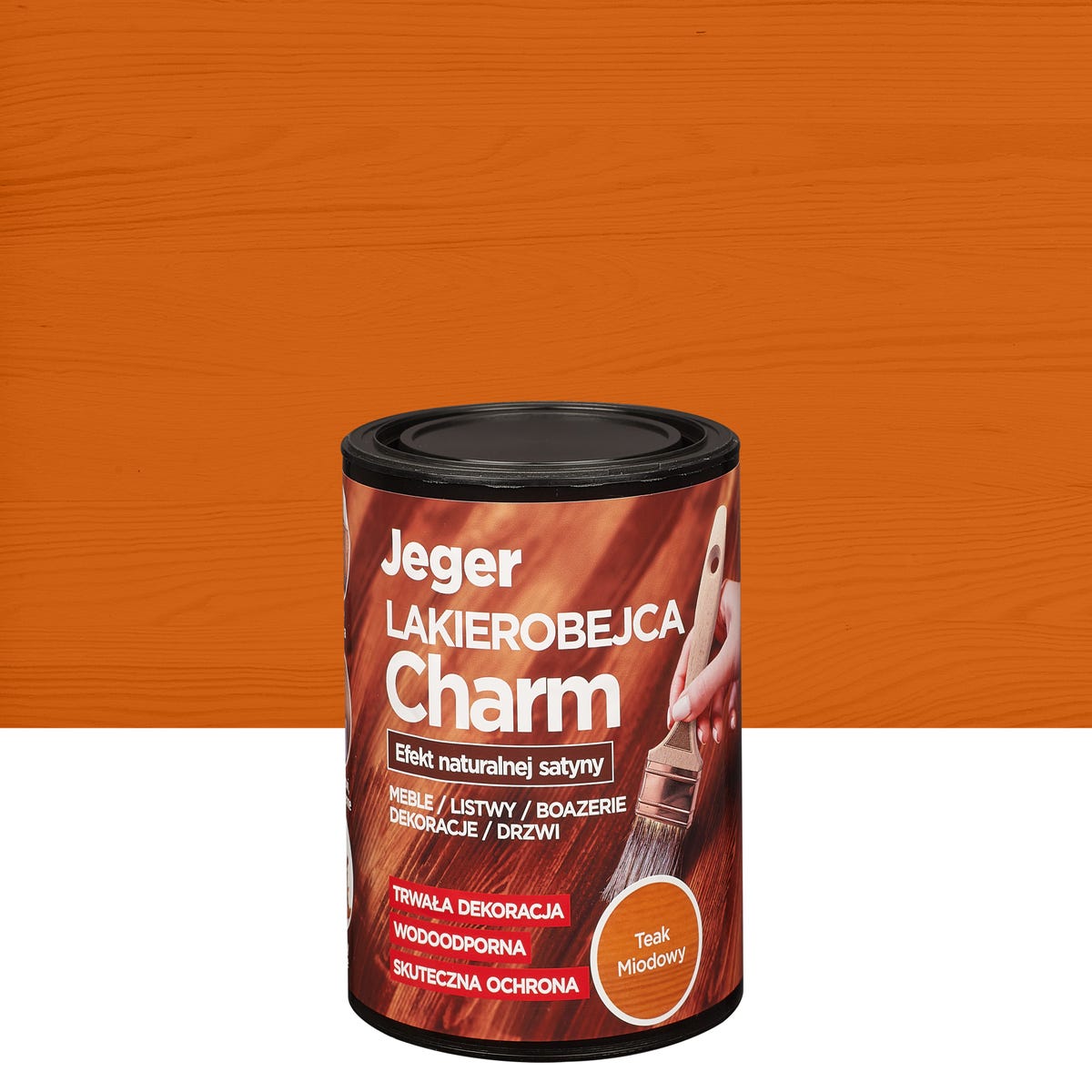 Lakierobejca Charm 0.75 l Teak miodowy Jeger 5904804901271