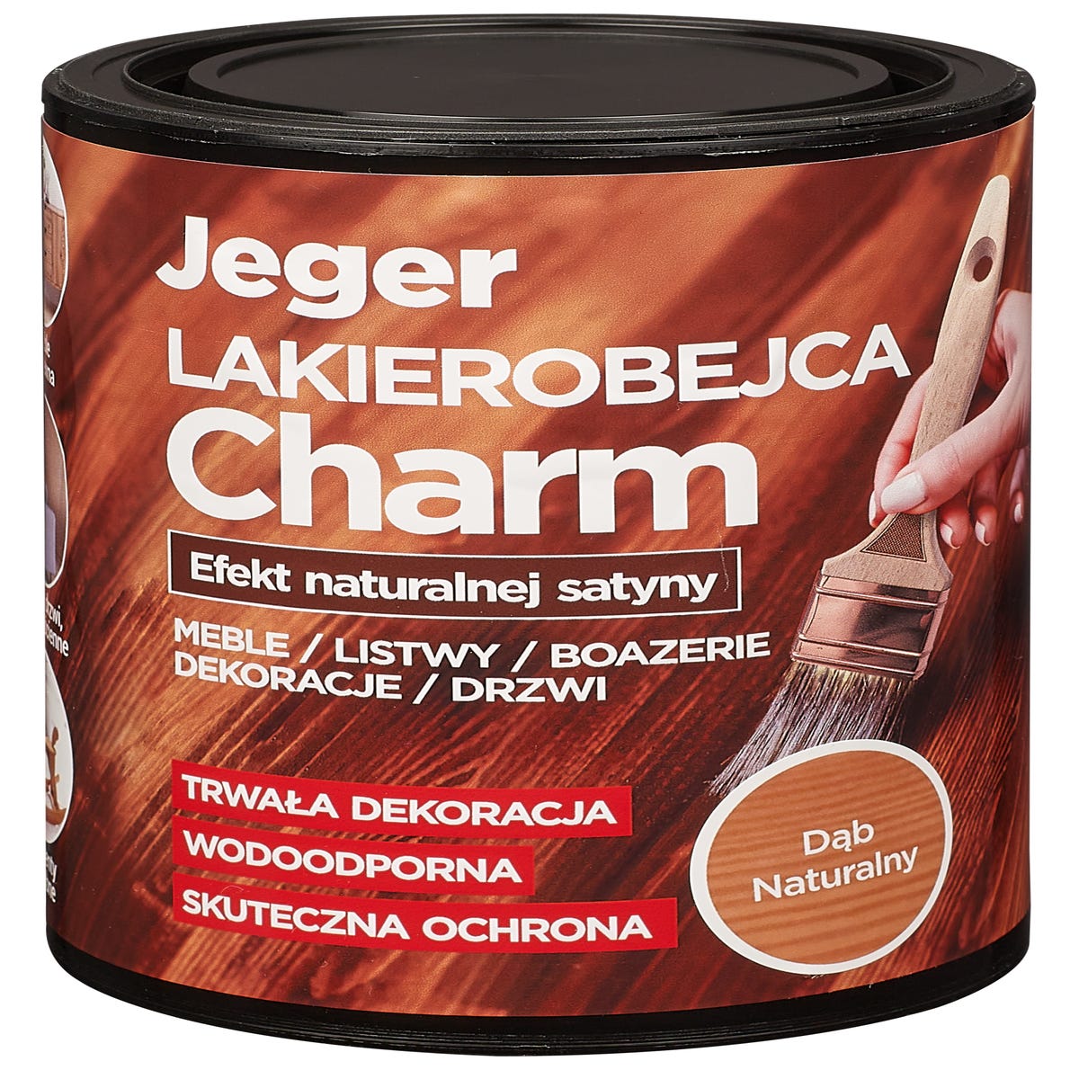 Lakierobejca Charm 0.75 l Dąb naturalny Jeger 5904804901202