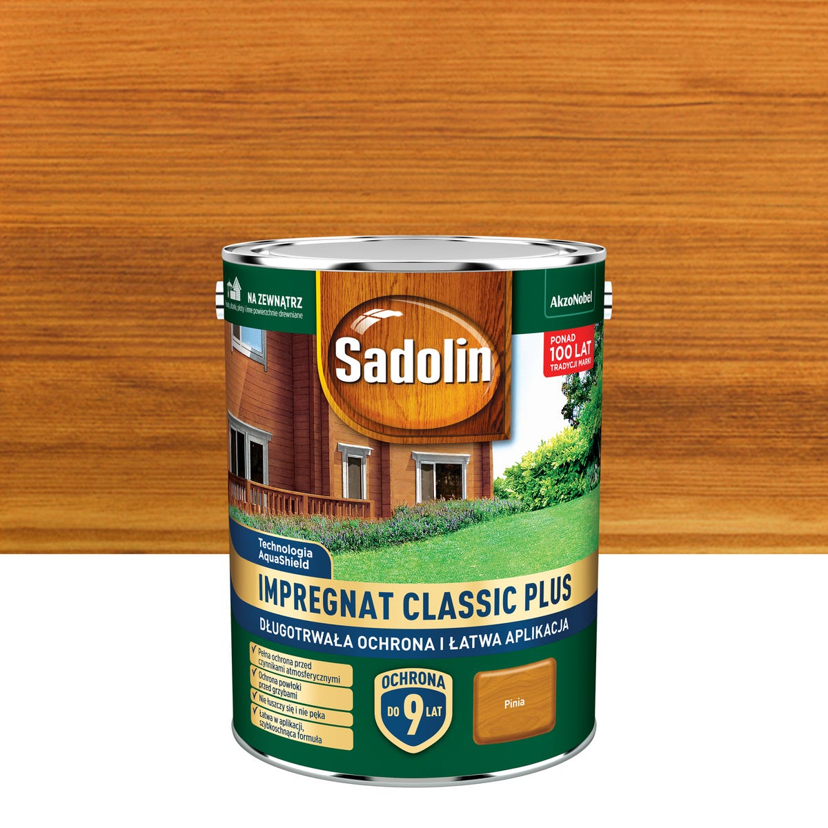 Impregnat do drewna Classic Plus 4.5 l Pinia Sadolin 5904078217238