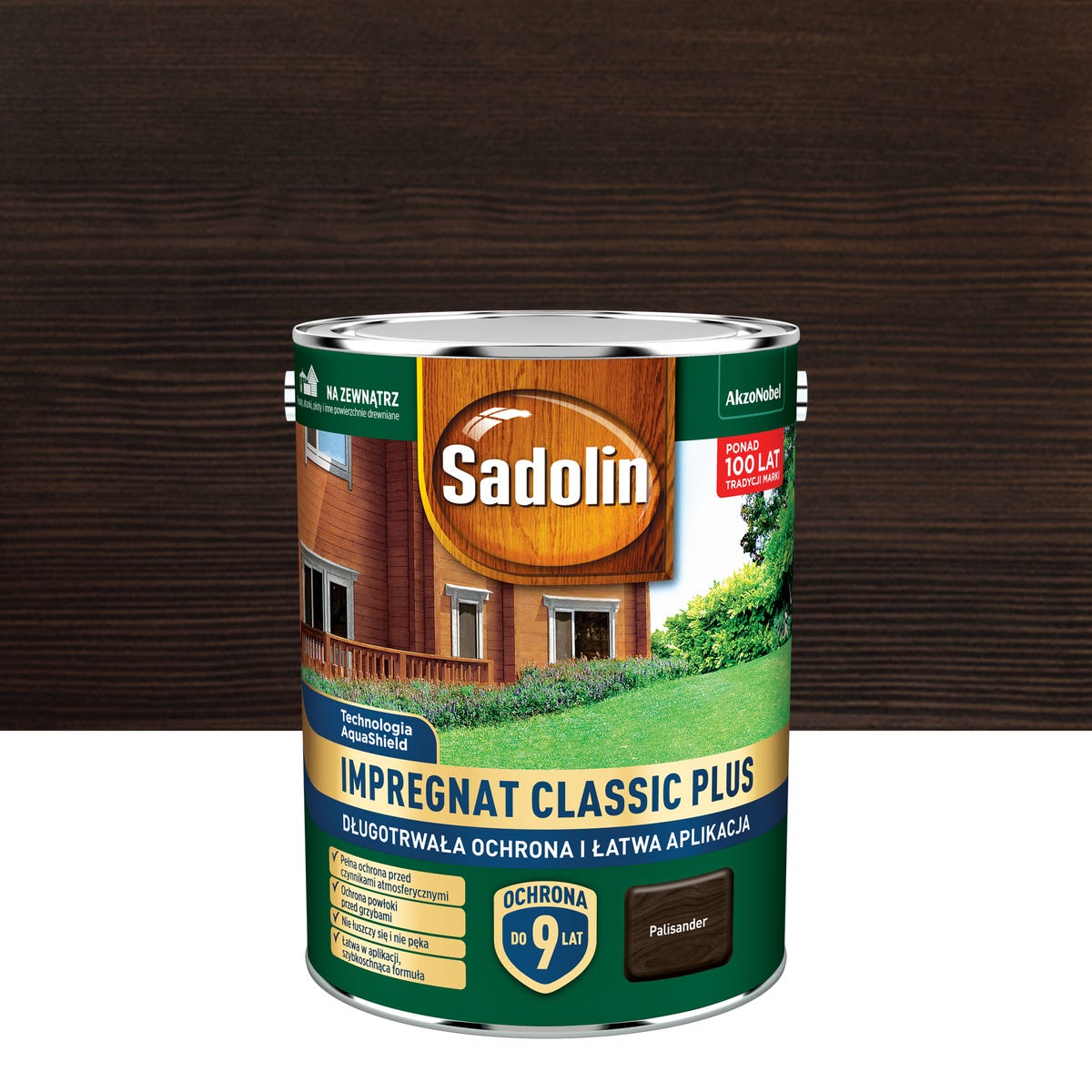 Impregnat do drewna Classic Plus 4.5 l Palisander Sadolin 5904078217207