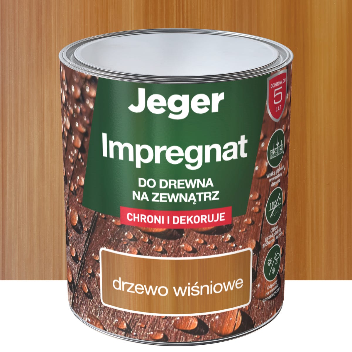 Impregnat do drewna 0.7 l Drzewo wiśniowe Jeger 5904804910808