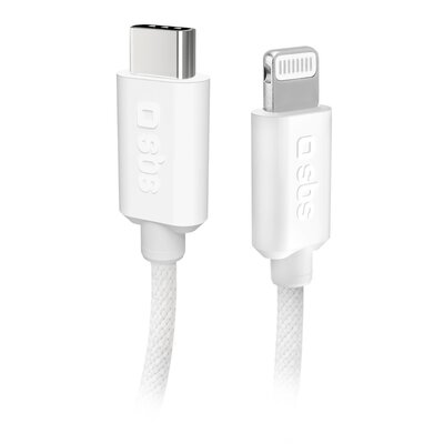 Kabel USB-C - Lightning SBS 1.5m Biały TECABLETISSUETCLIGG