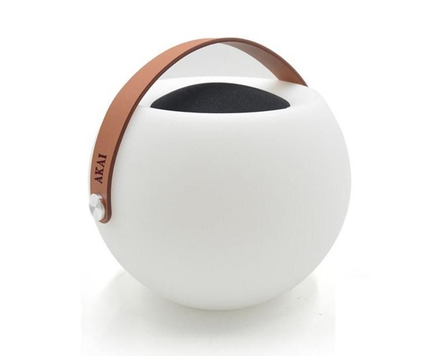 Głośnik przenośny AKAI CS6 SHINE z wbudowanym oświetleNiem i pilotem