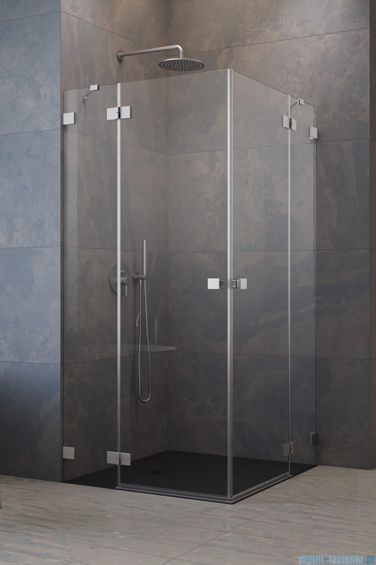 Radaway Essenza Pro Brushed Nickel Kdd kabina 90x100 cm szczotkowany nikiel 10096090-91-01L/10096100-91-01R