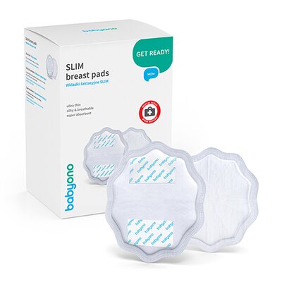 BabyOno Wkładki laktacyjne Natural Nursing Białe 24szt 298/01