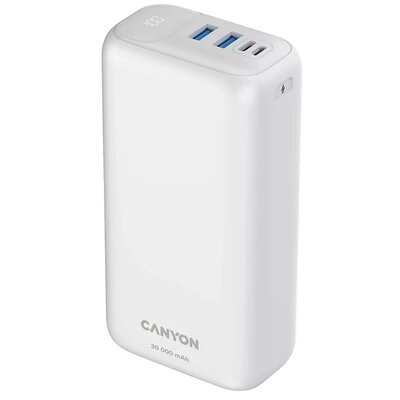 Powerbank CANYON PB-301 30000mAh Biały | Bezpłatny transport