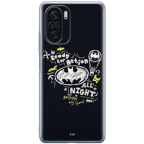 ERT GROUP etui na telefon Xiaomi MI 11i/ REDMI K40/K40 PRO/POCO F3/ F3 PRO, case oryginalny i oficjalnie licencjonowany przez DC, wzór Batman 014, optymalnie dopasowane, plecki z TPU
