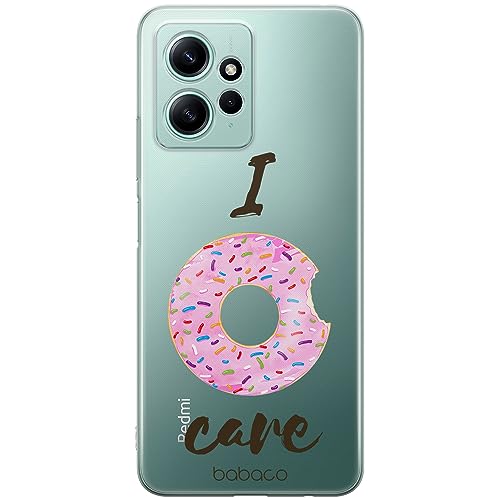 ERT GROUP etui na telefon Xiaomi REDMI NOTE 12 4G, case oryginalny i oficjalnie licencjonowany przez Babaco, wzór Donut 001, optymalnie dopasowane, plecki z TPU częściowo przeźroczyste
